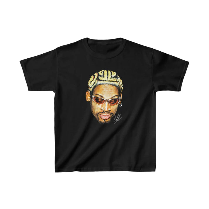 Kids Big Face Dennis Rodman Tee