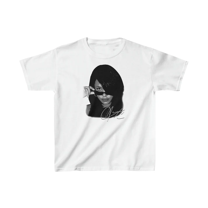 Kids Aaliyah Big Face Tee