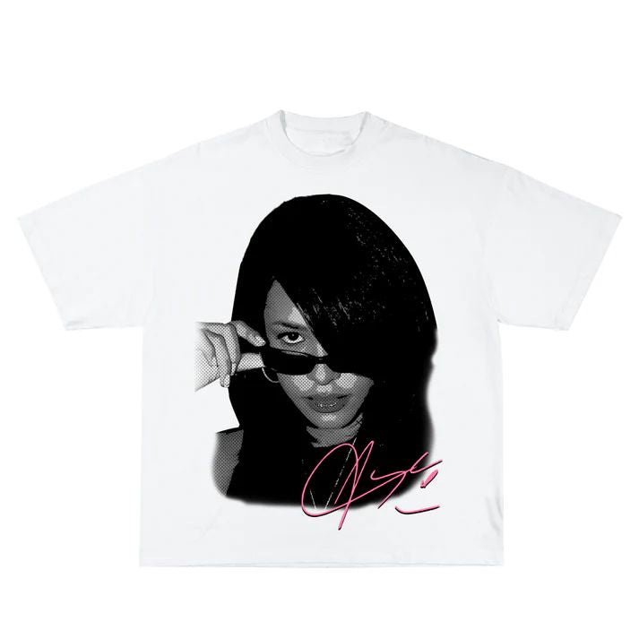 Aaliyah Big Face Tee