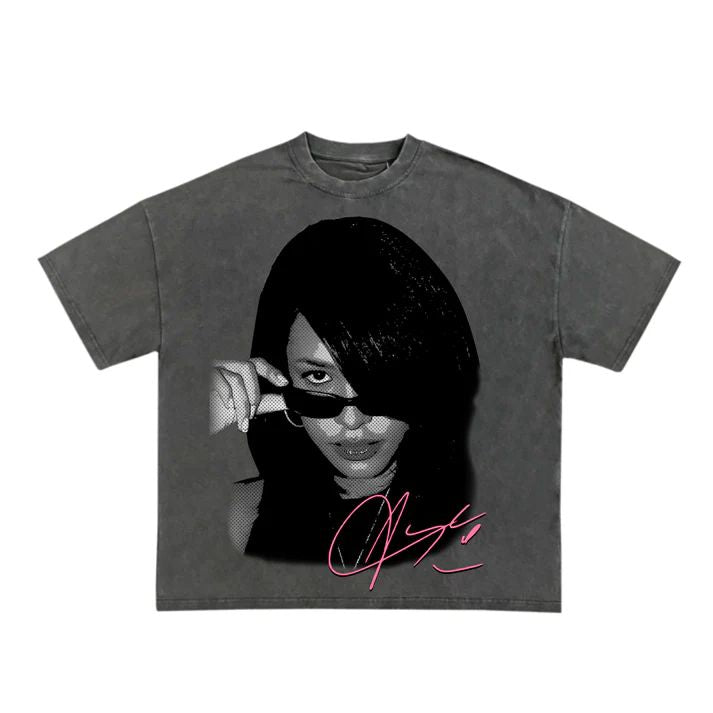 Aaliyah Big Face Tee