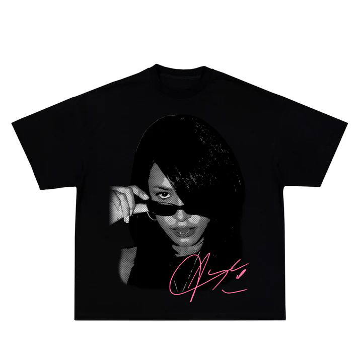 Aaliyah Big Face Tee